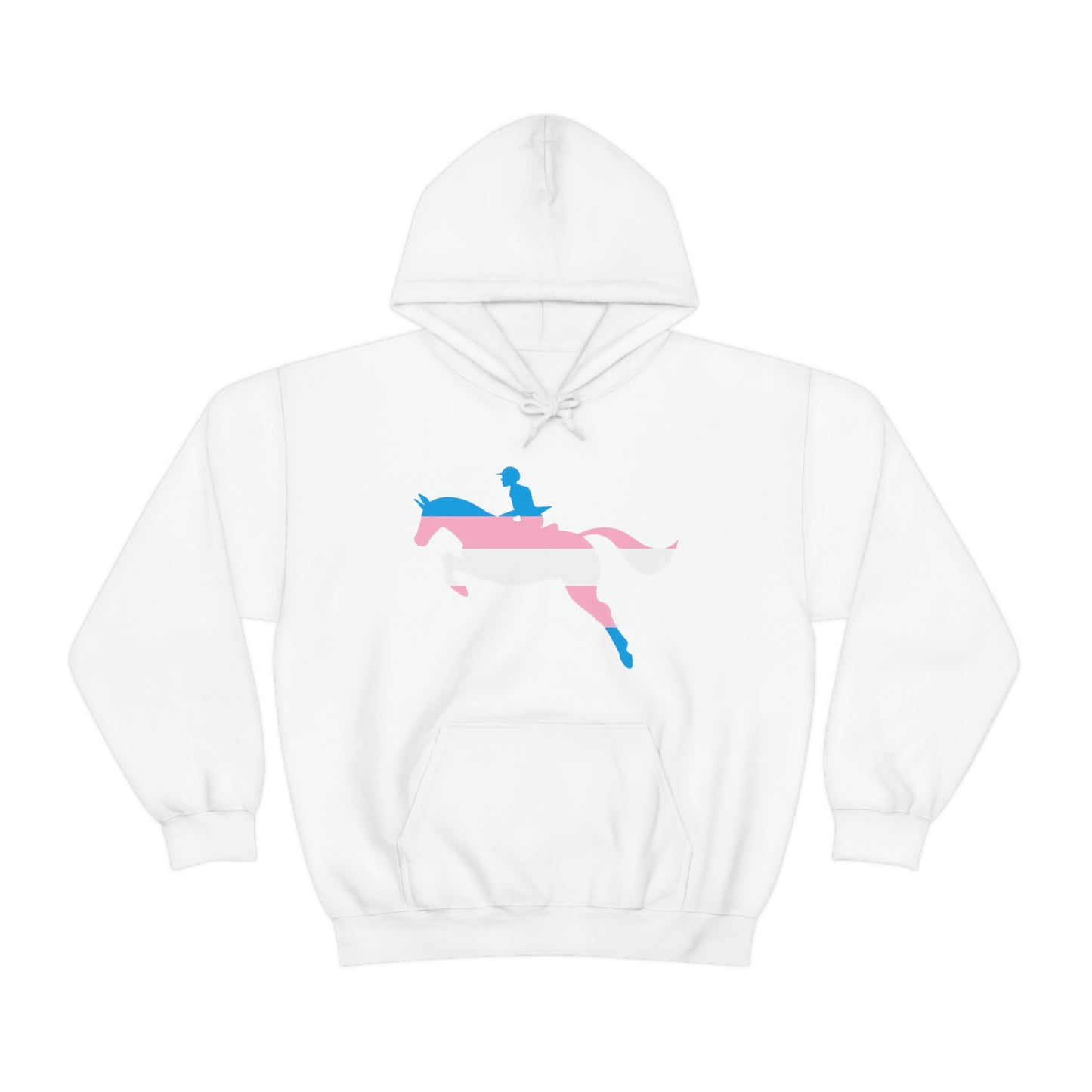 Transgender - PRIDE, LOVE, and HORSES Hooded Sweatshirt