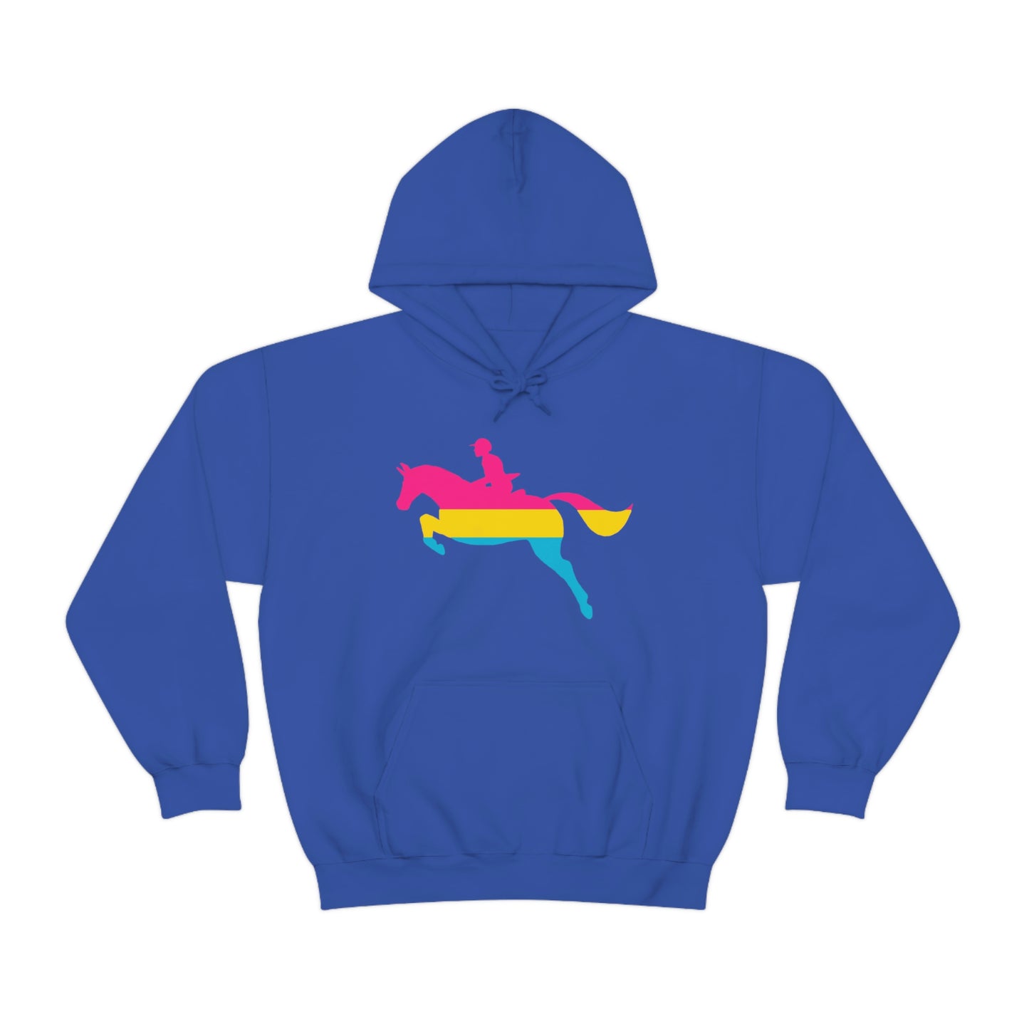 Pansexual - PRIDE, LOVE, and HORSES Hooded Sweatshirt