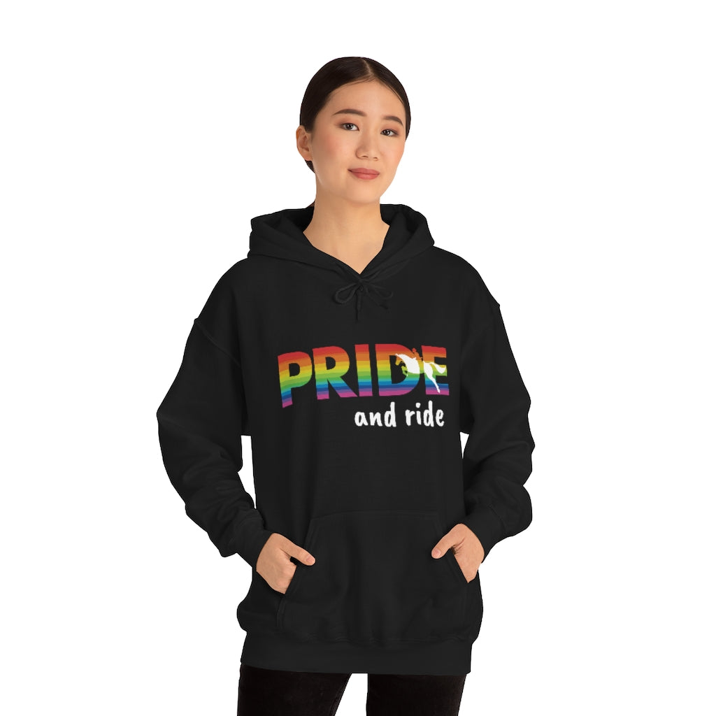 Unisex PRIDE and ride Hooded Sweatshirt