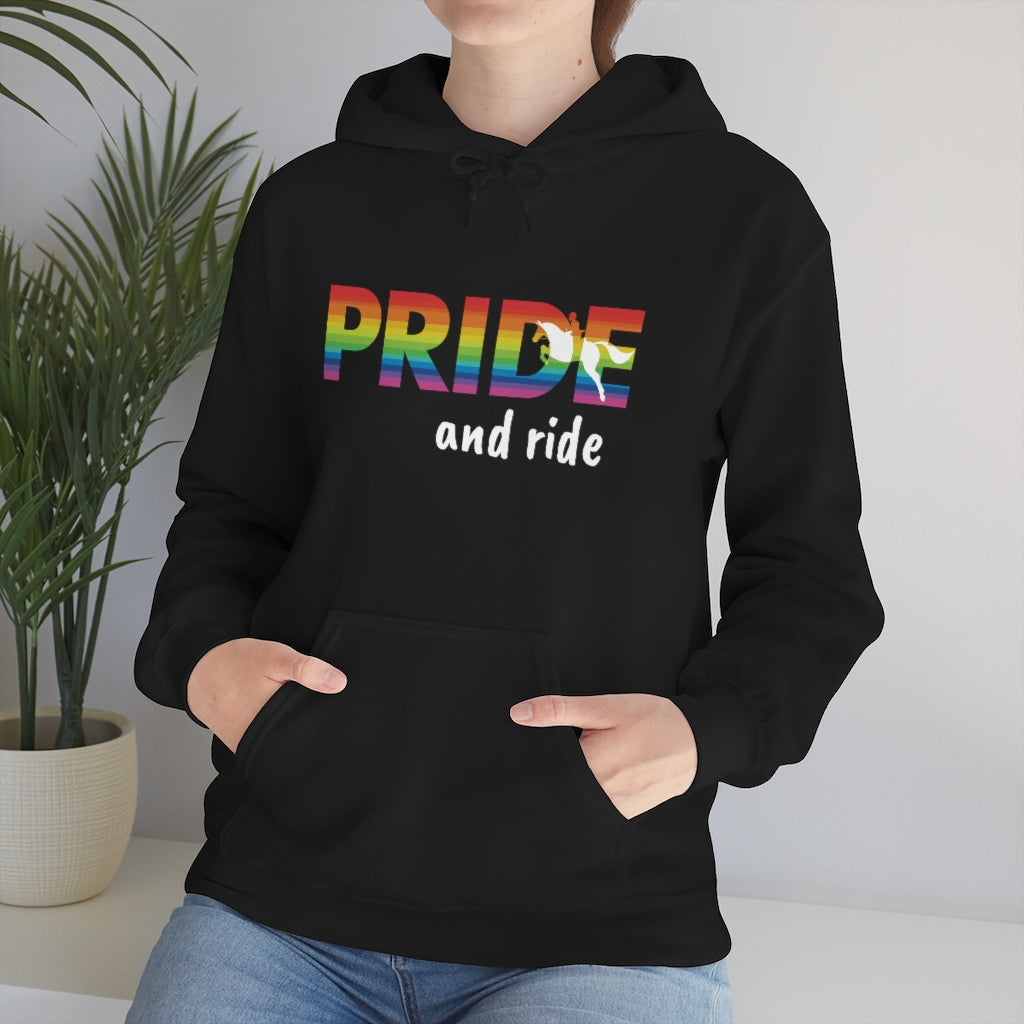 Unisex PRIDE and ride Hooded Sweatshirt