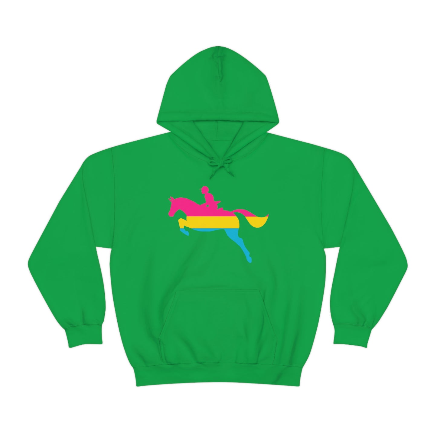 Pansexual - PRIDE, LOVE, and HORSES Hooded Sweatshirt