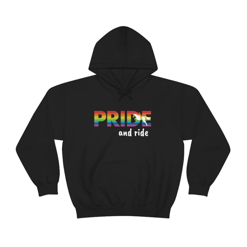 Unisex PRIDE and ride Hooded Sweatshirt