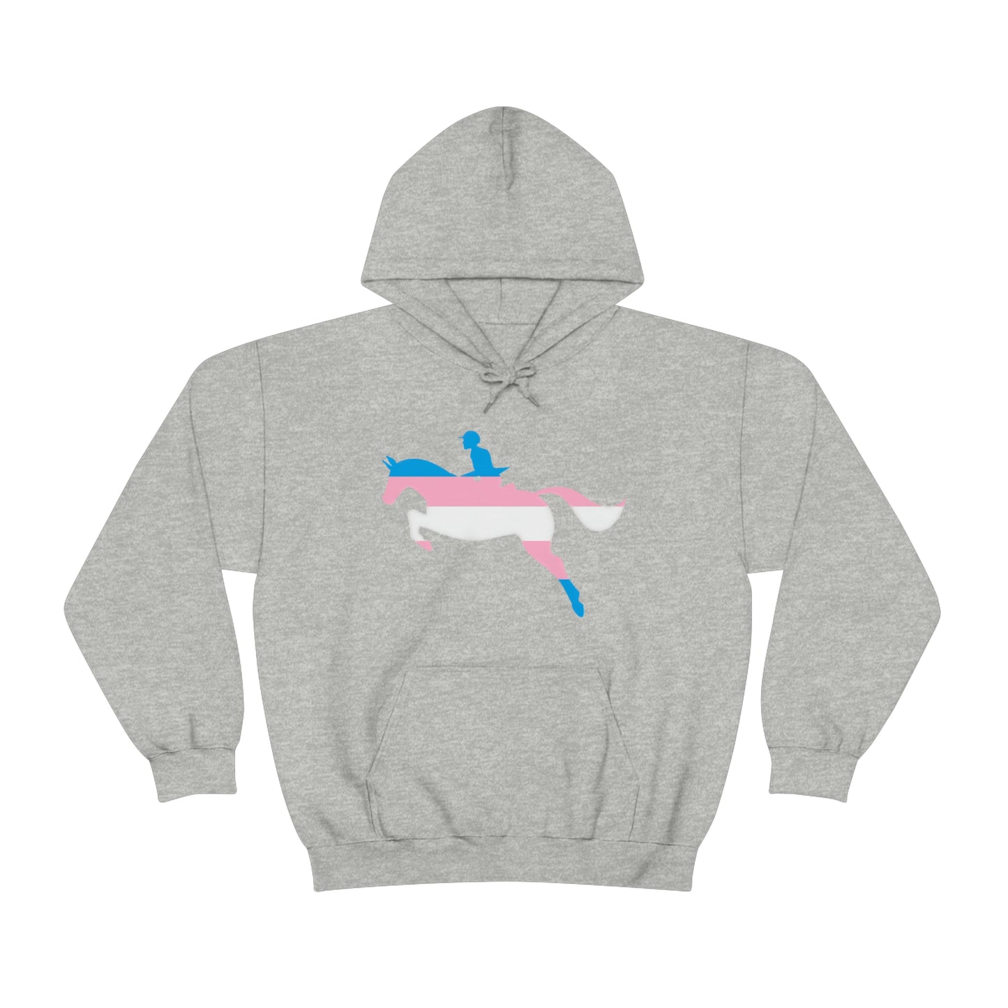 Transgender - PRIDE, LOVE, and HORSES Hooded Sweatshirt
