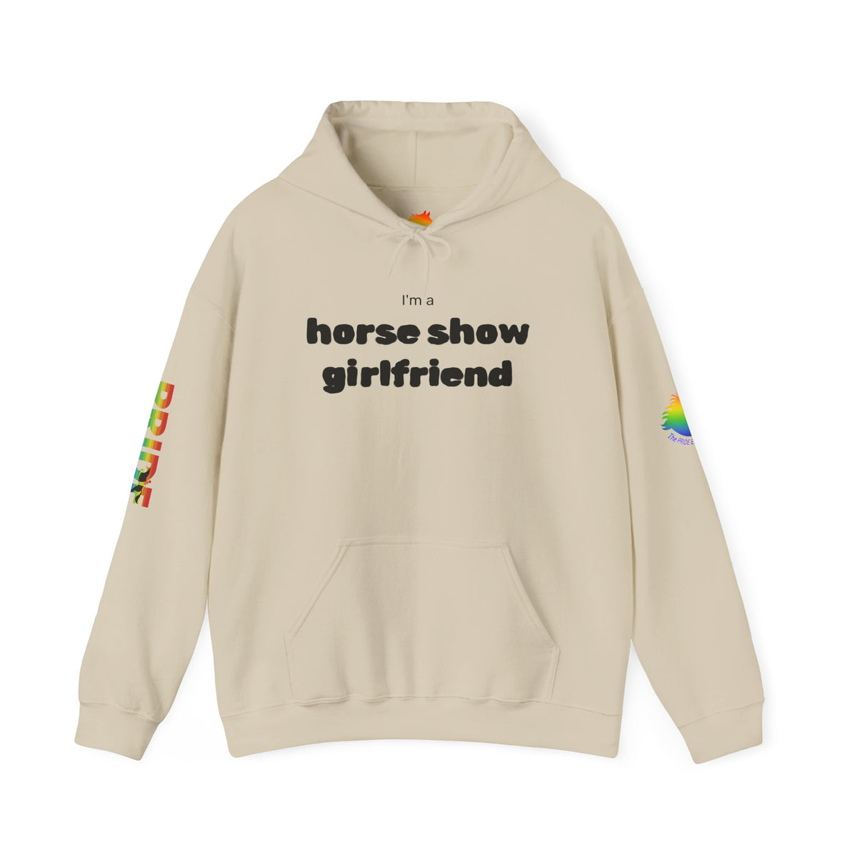 Horse Show Girlfriend Pride Hoodie
