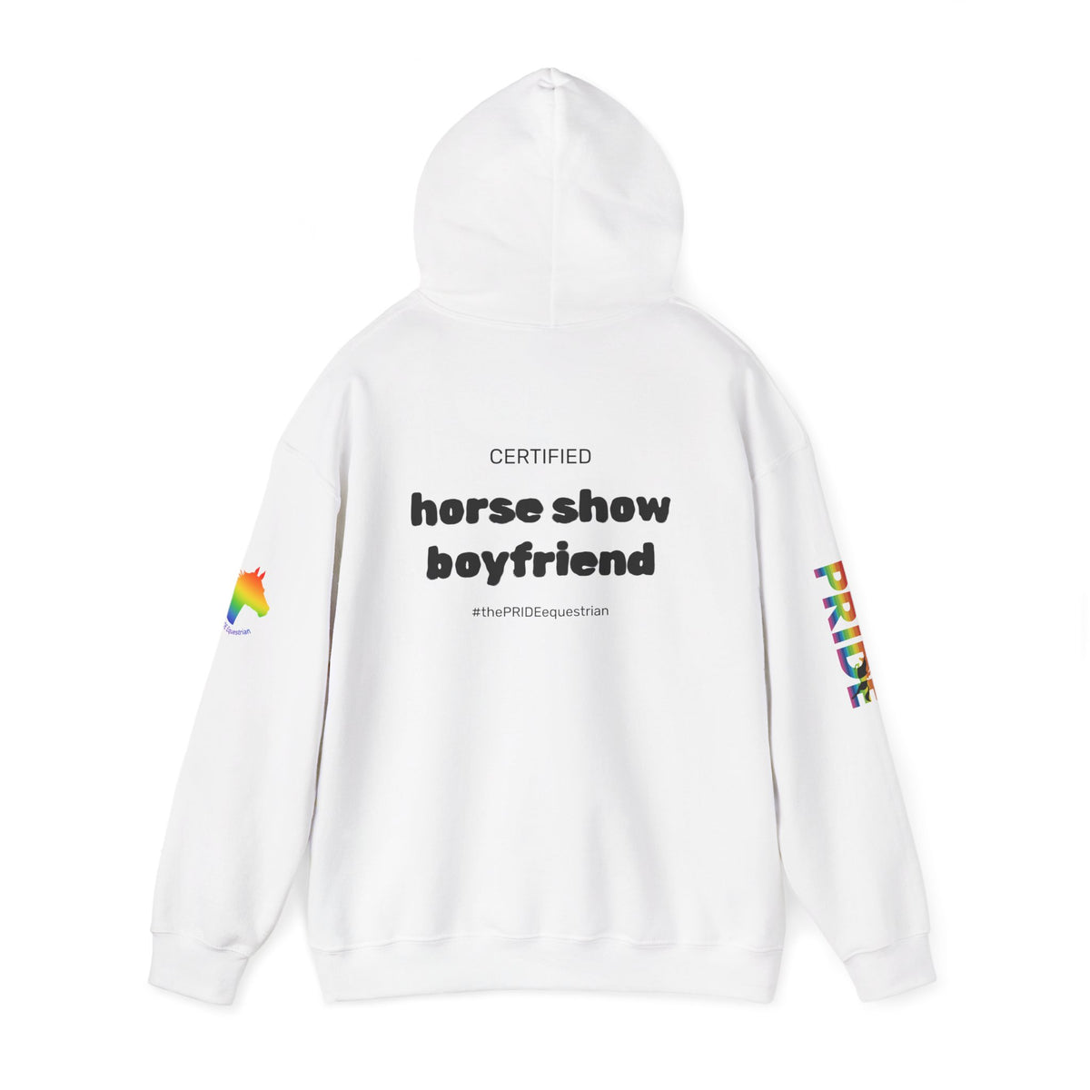 Horse Show Boyfriend Pride Hoodie
