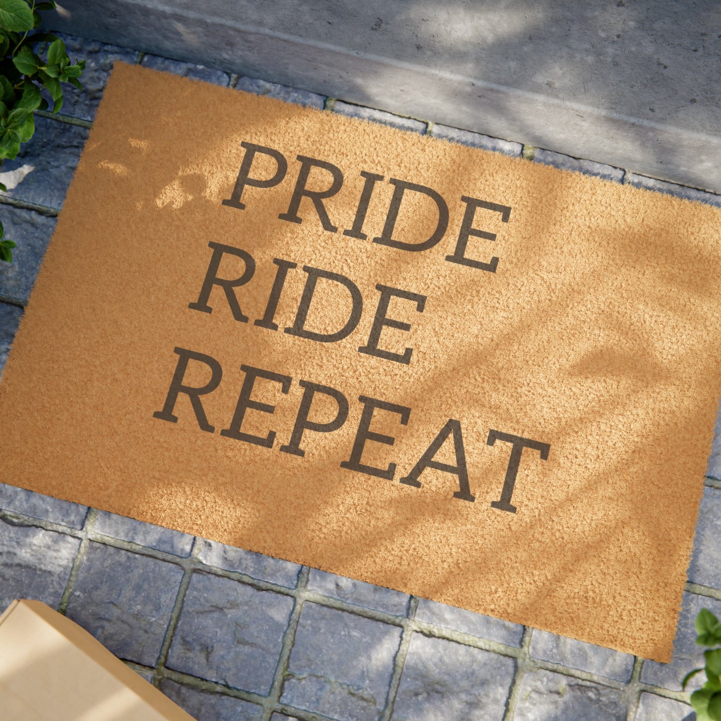 Pride Ride Repeat Doormat