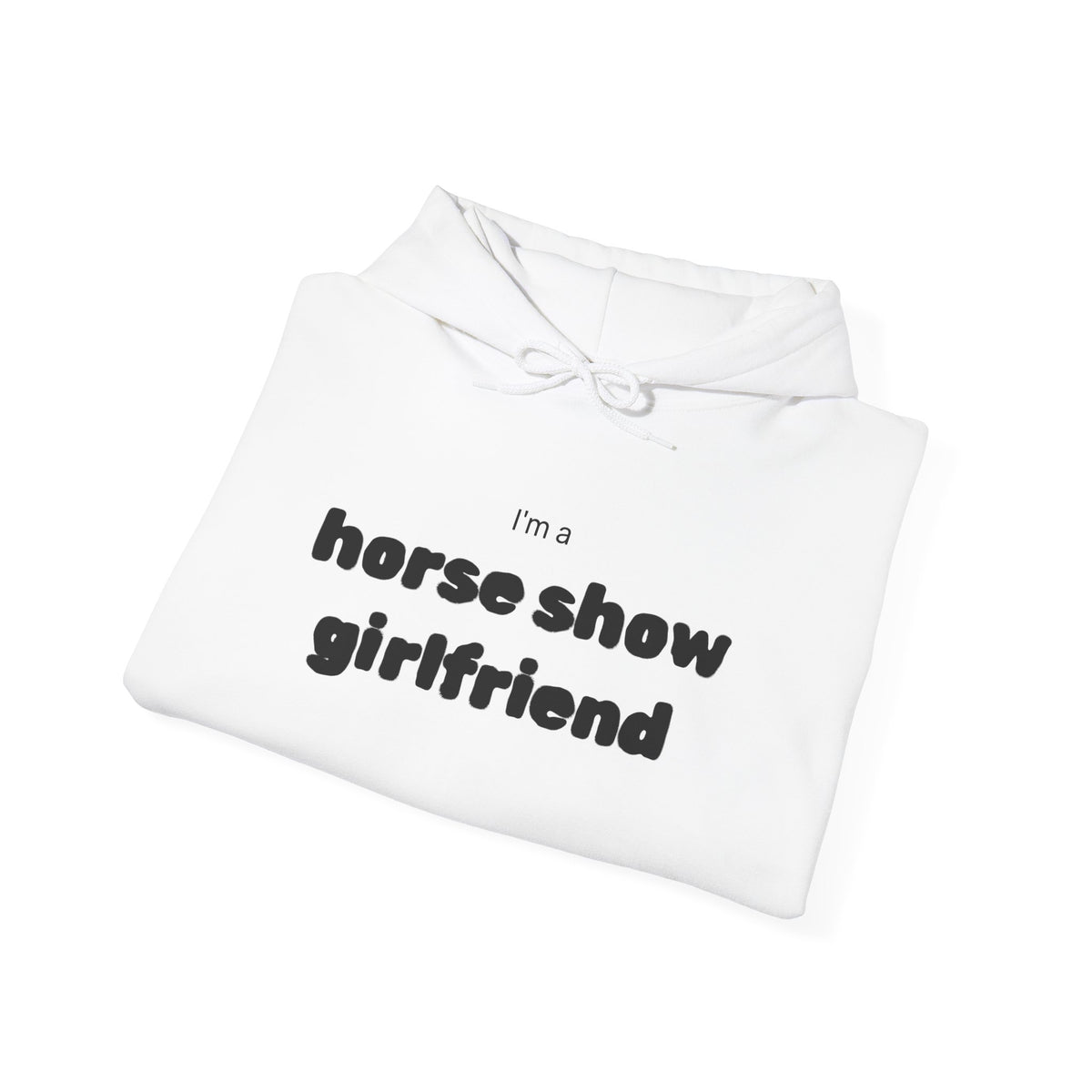 Horse Show Girlfriend Pride Hoodie
