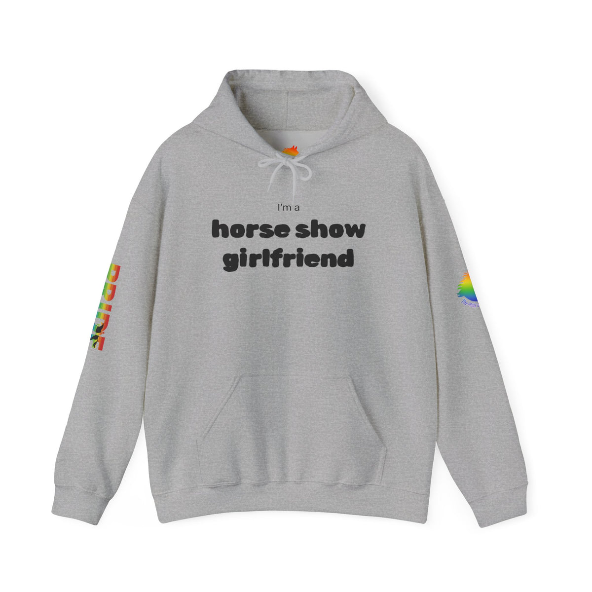Horse Show Girlfriend Pride Hoodie