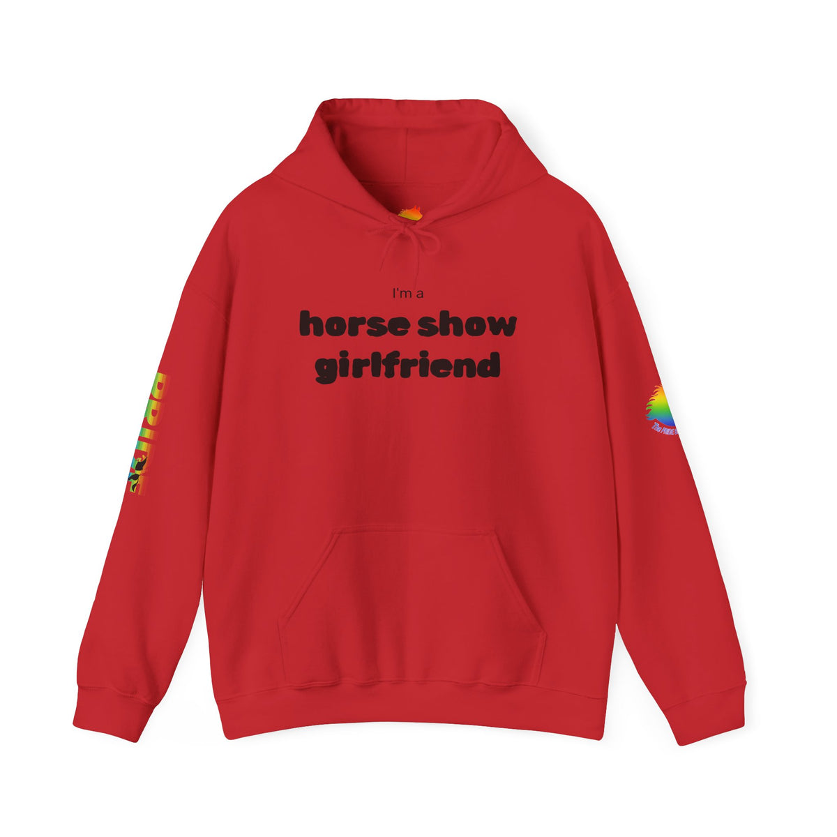 Horse Show Girlfriend Pride Hoodie