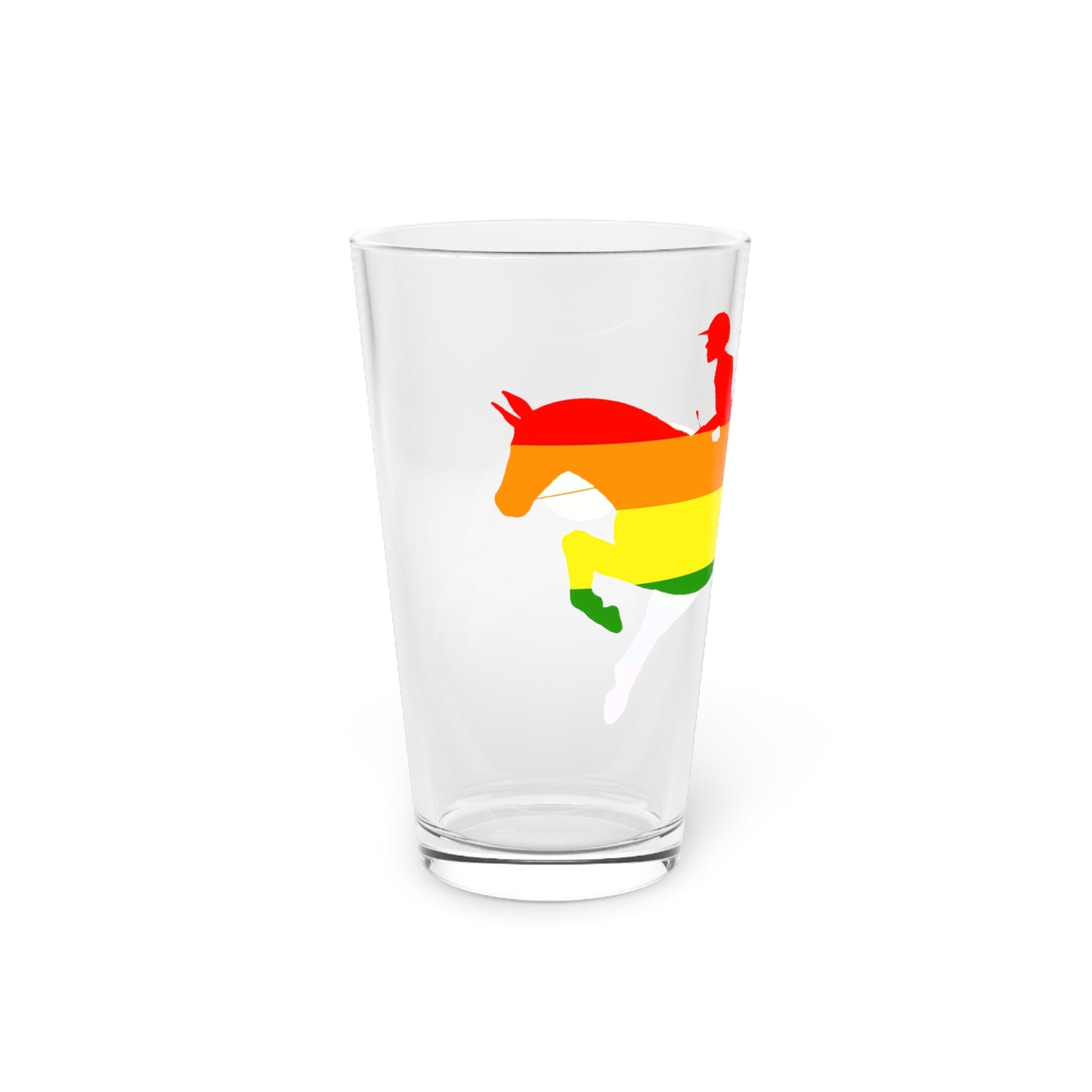 PRIDE JUMP Pint Glass, 16oz