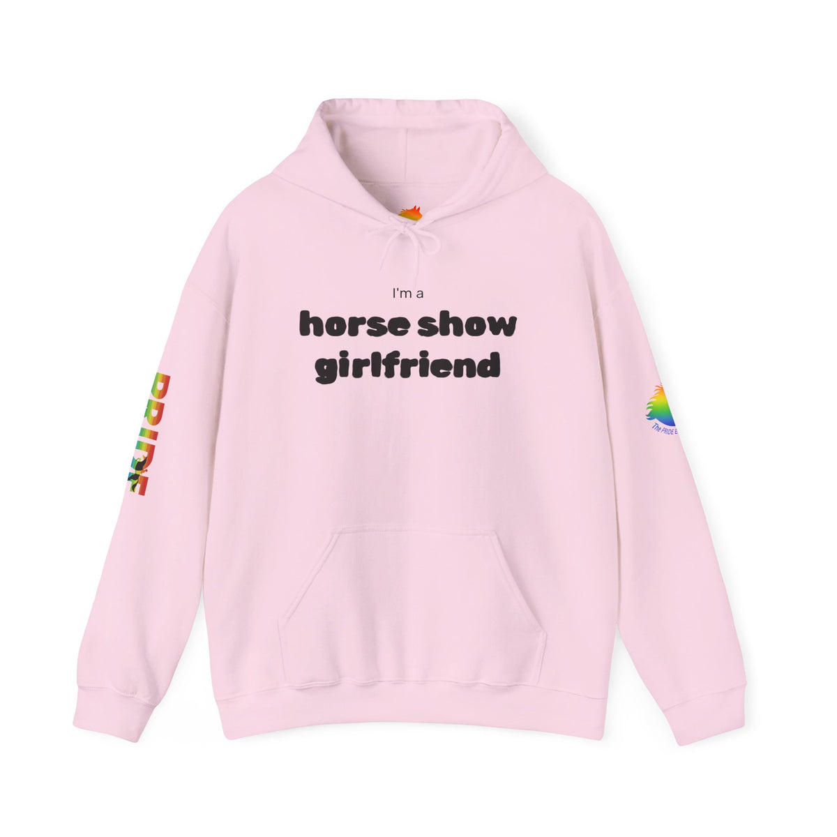 Horse Show Girlfriend Pride Hoodie