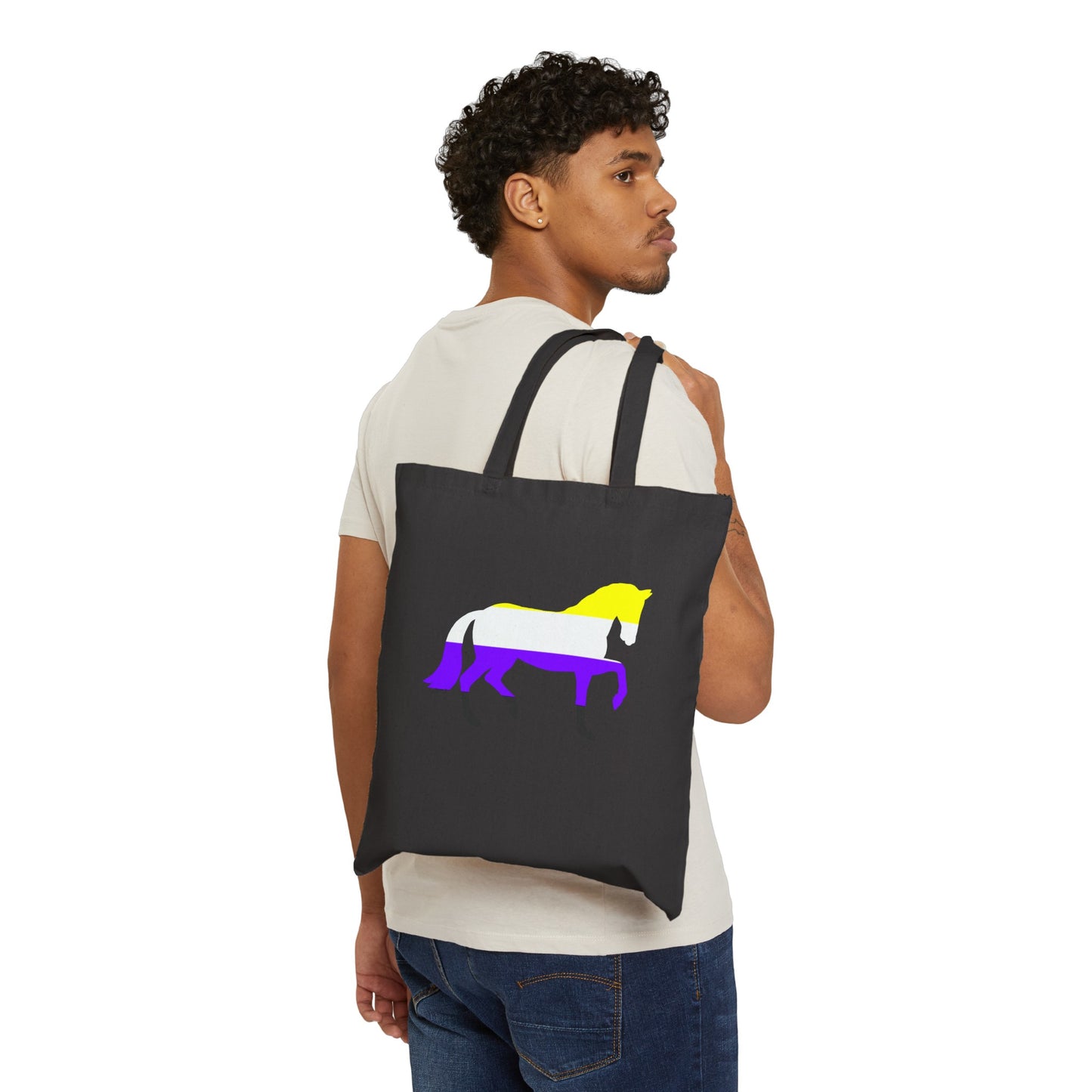 Nonbinary Canvas Tote Bag