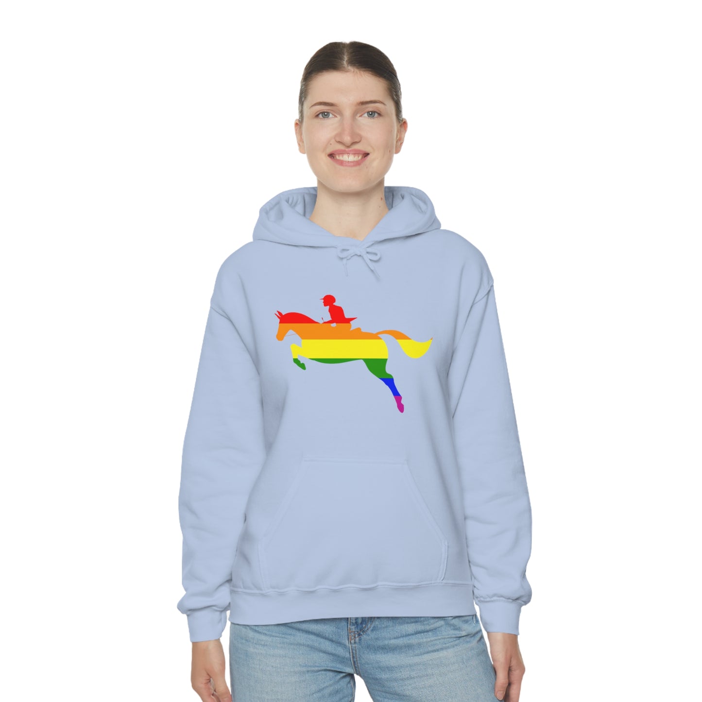 PRIDE, LOVE, and HORSES Hooded Sweatshirt