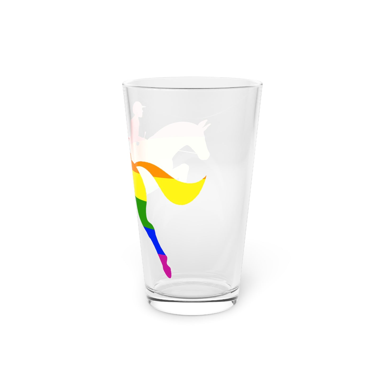 PRIDE JUMP Pint Glass, 16oz