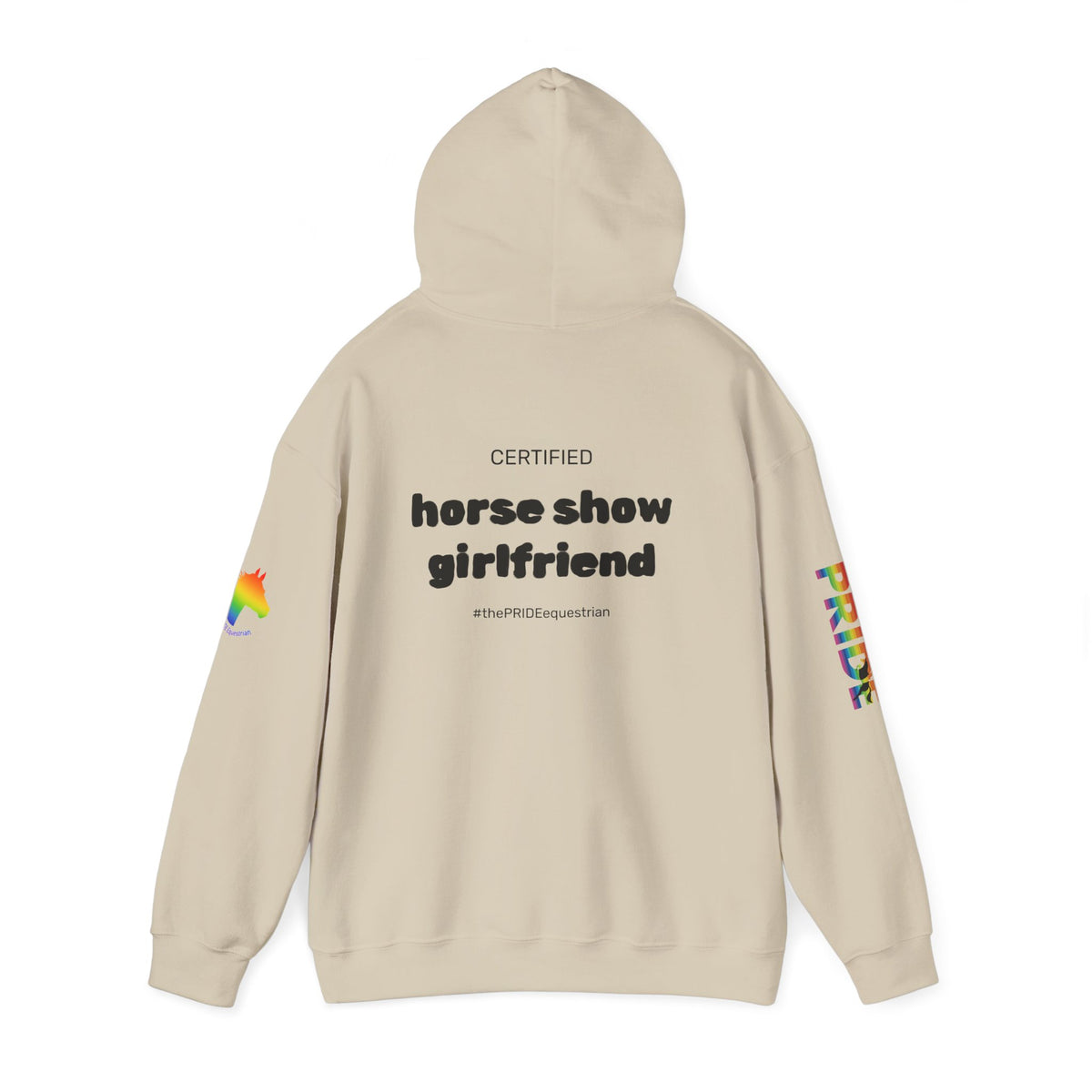 Horse Show Girlfriend Pride Hoodie