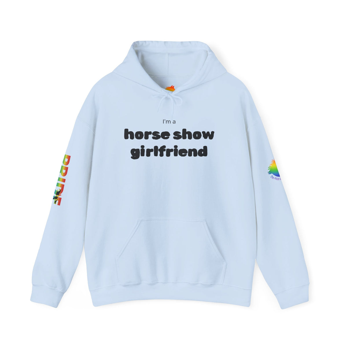 Horse Show Girlfriend Pride Hoodie