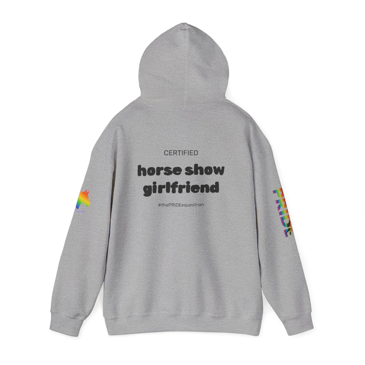 Horse Show Girlfriend Pride Hoodie