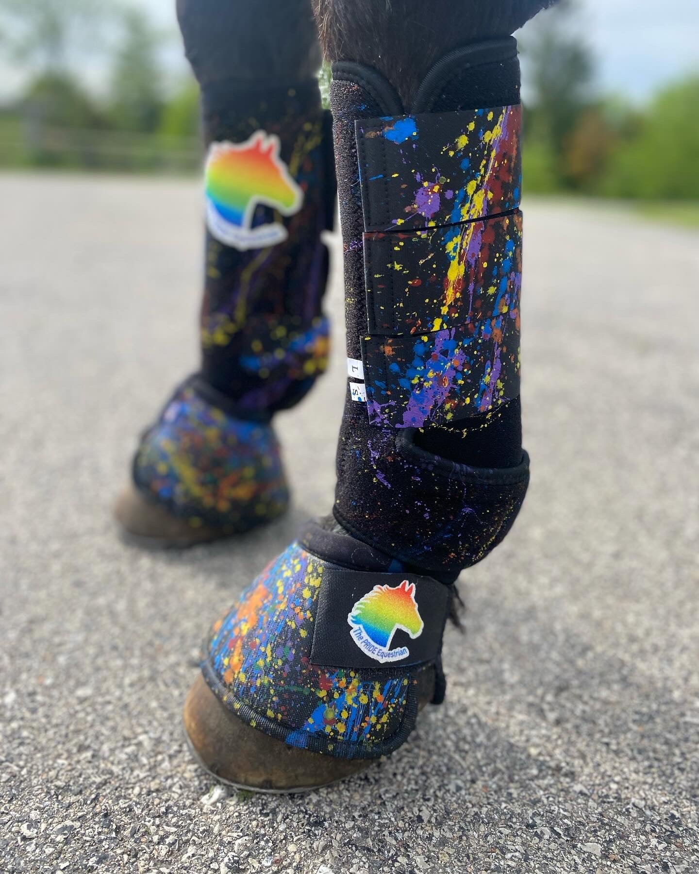 PRIDE Paint Splatter Bell Boots