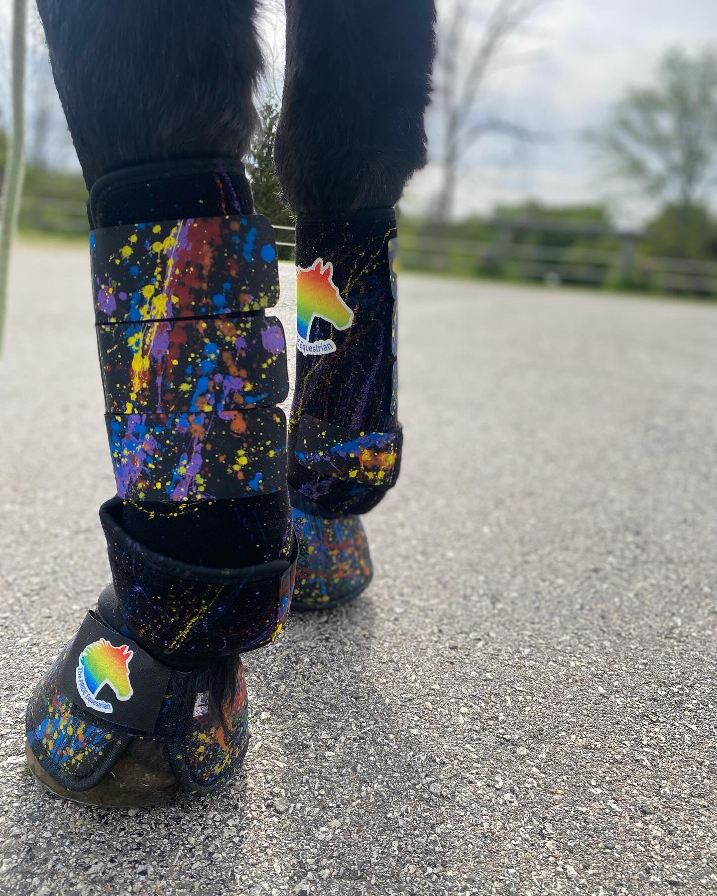 PRIDE Paint Splatter Bell Boots