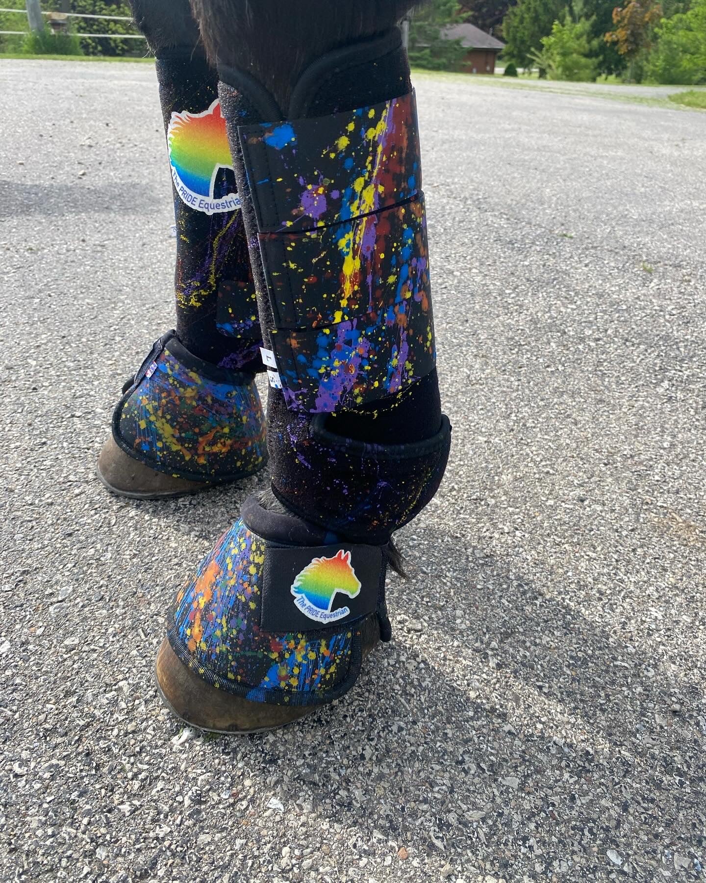 PRIDE Paint Splatter Bell Boots