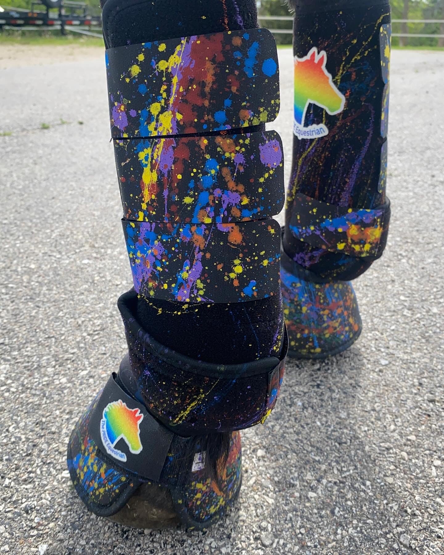 PRIDE Paint Splatter Bell Boots