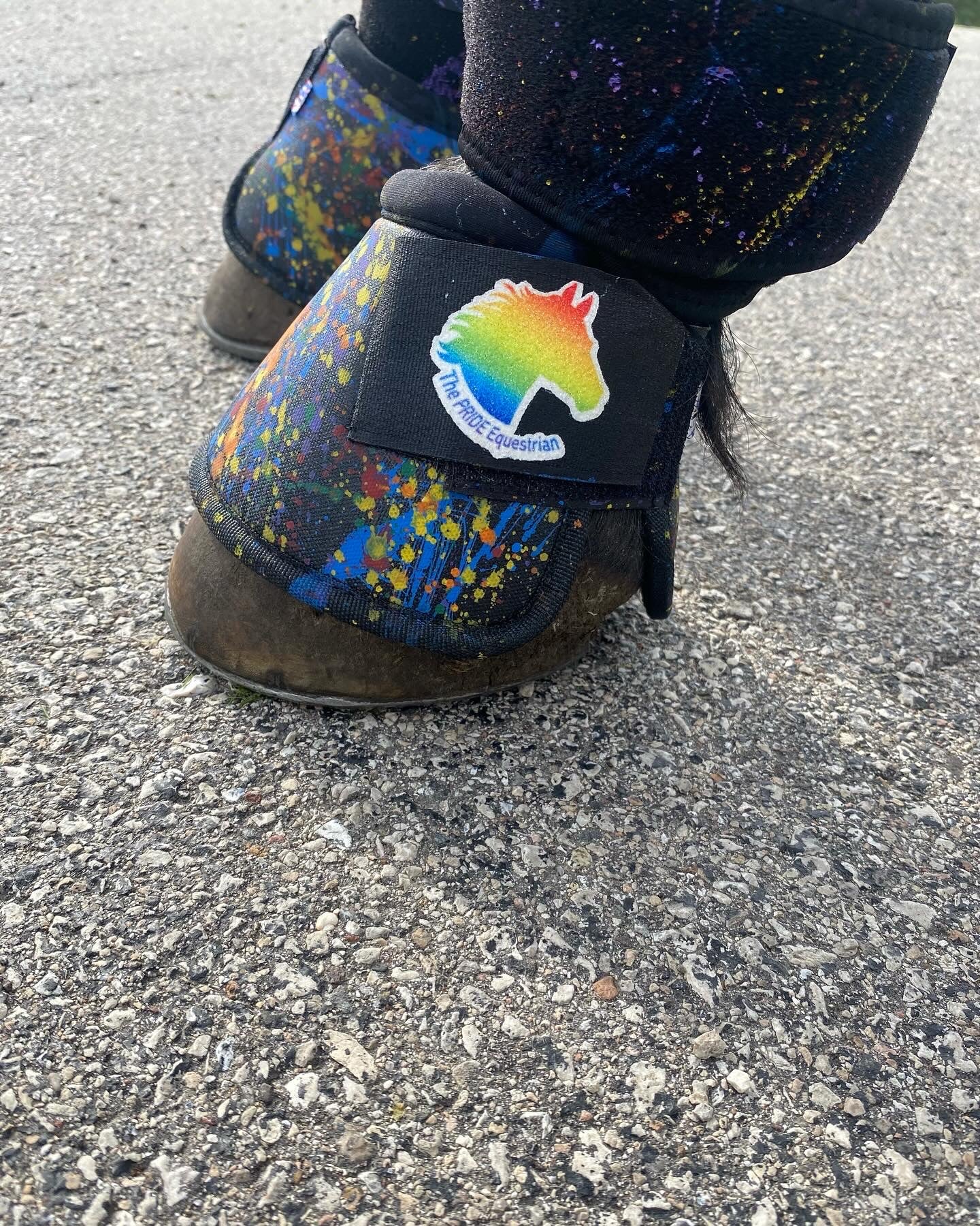 PRIDE Paint Splatter Bell Boots