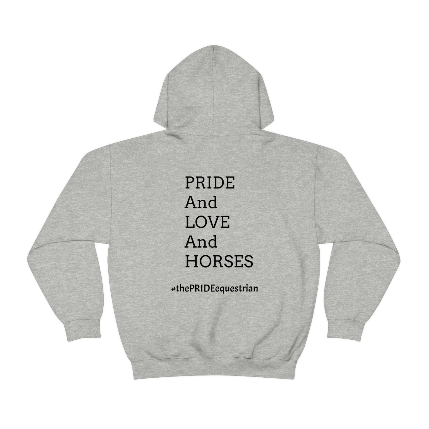 Lesbian - PRIDE, LOVE, and HORSES Hooded Sweatshirt