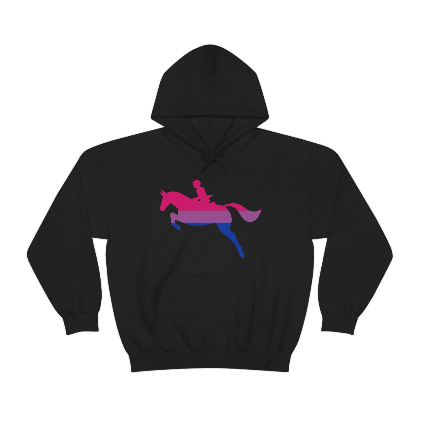 Bisexual - PRIDE, LOVE, and HORSES Hooded Sweatshirt