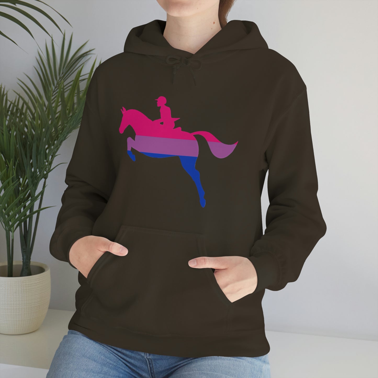 Bisexual - PRIDE, LOVE, and HORSES Hooded Sweatshirt