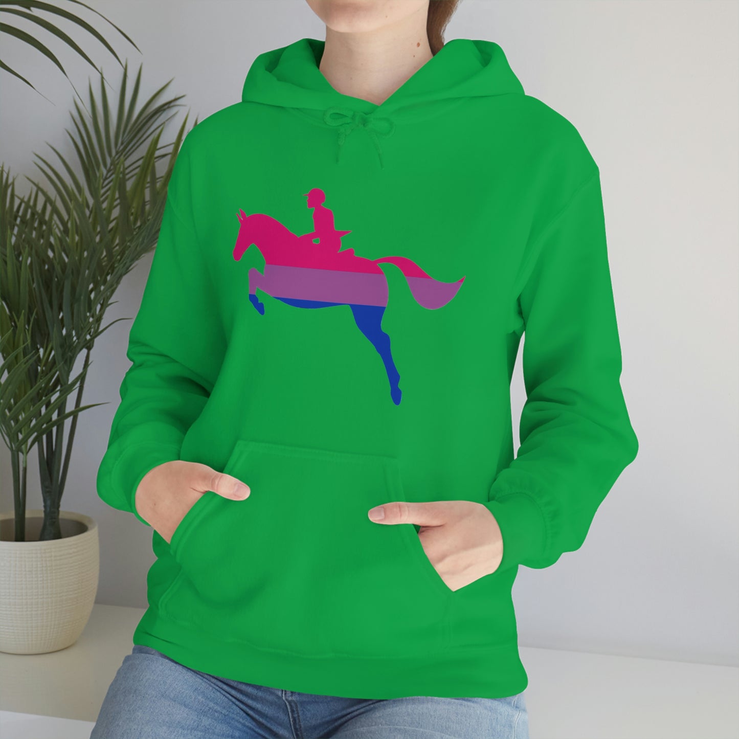 Bisexual - PRIDE, LOVE, and HORSES Hooded Sweatshirt