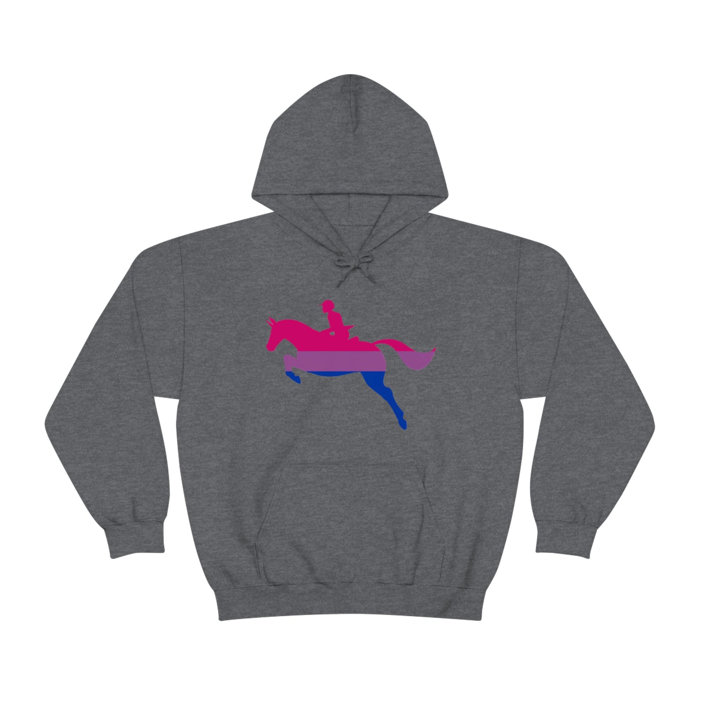 Bisexual - PRIDE, LOVE, and HORSES Hooded Sweatshirt