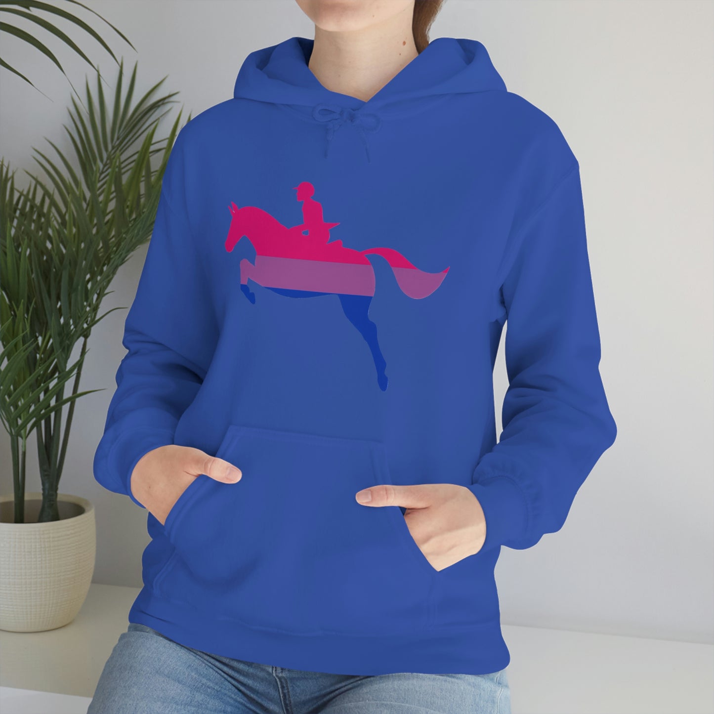 Bisexual - PRIDE, LOVE, and HORSES Hooded Sweatshirt