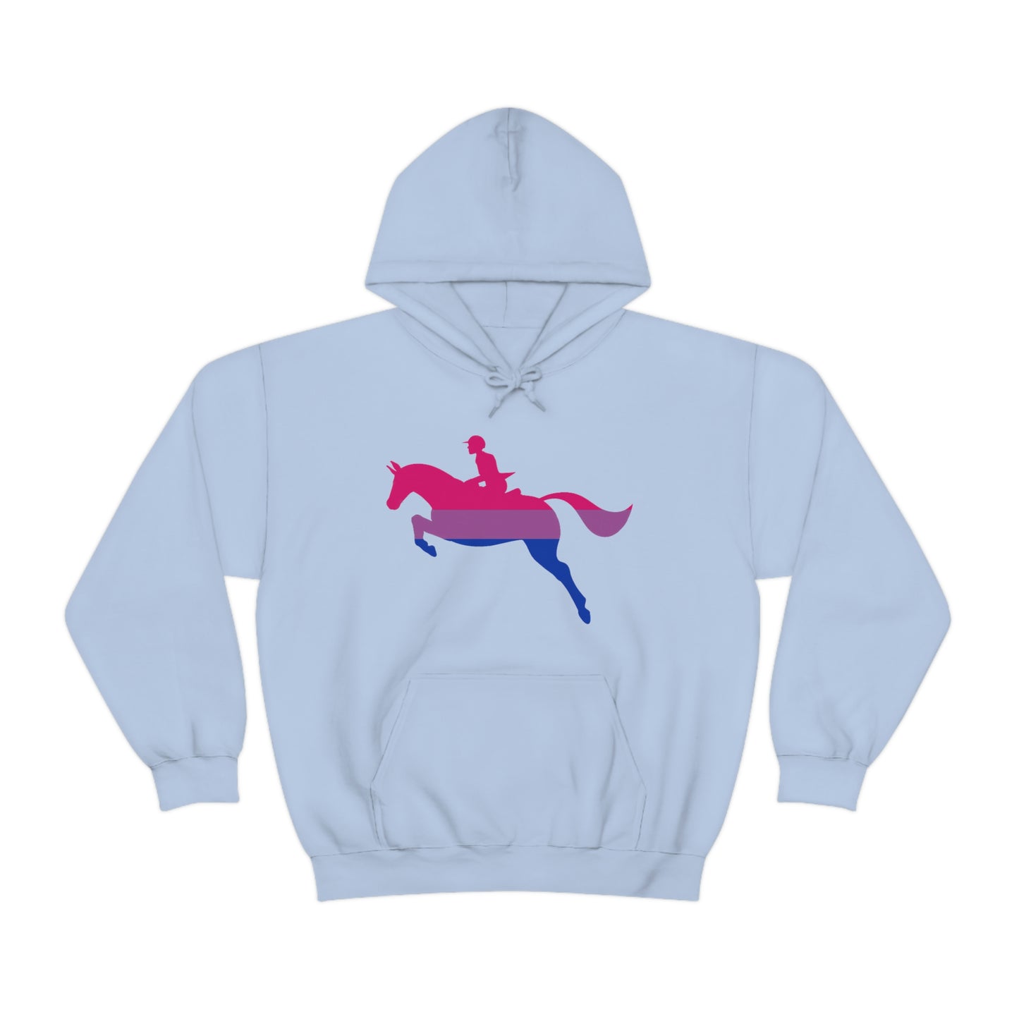 Bisexual - PRIDE, LOVE, and HORSES Hooded Sweatshirt