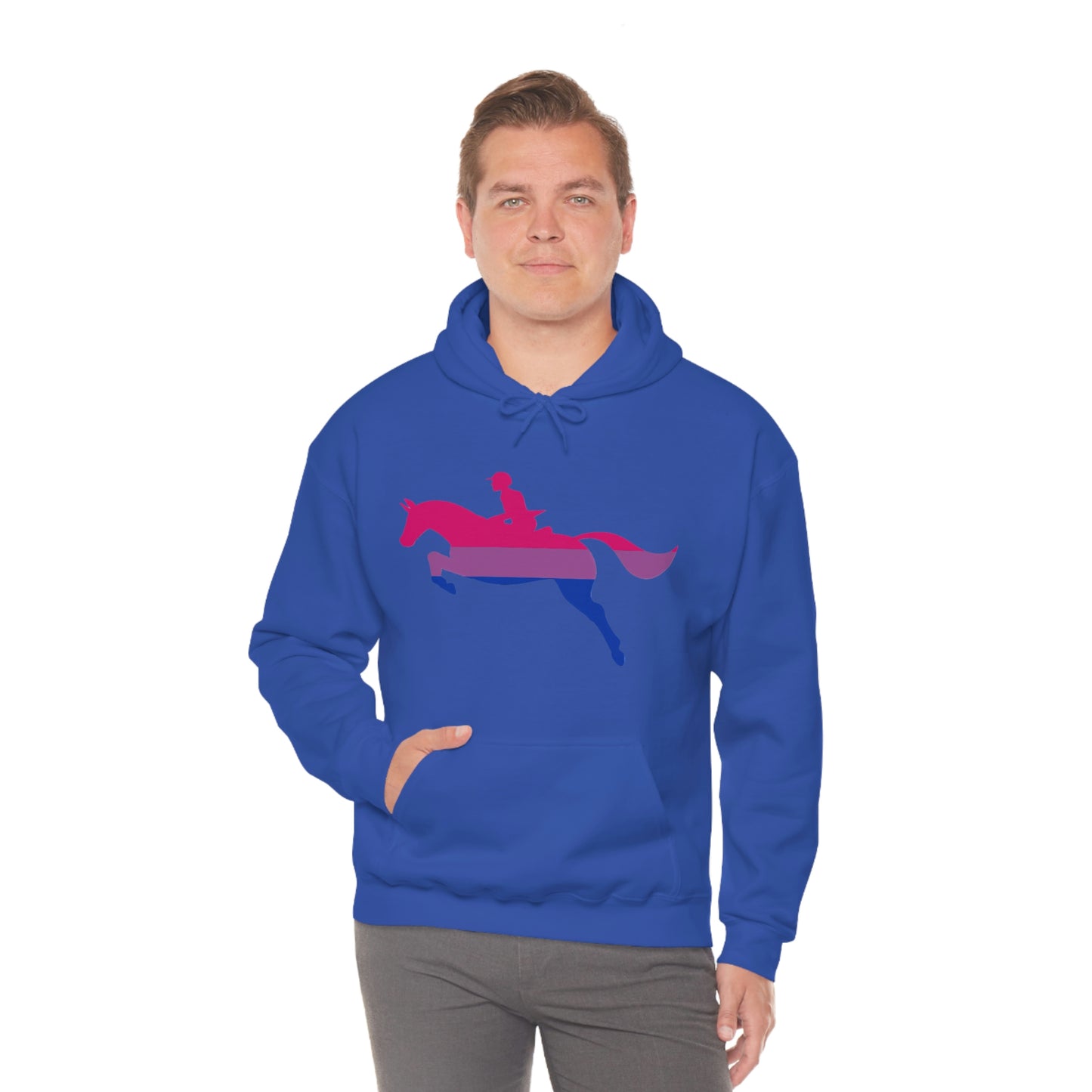 Bisexual - PRIDE, LOVE, and HORSES Hooded Sweatshirt