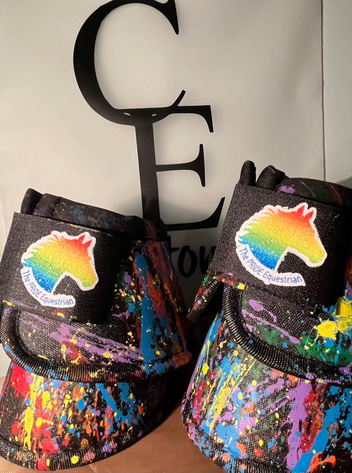 PRIDE Paint Splatter Bell Boots