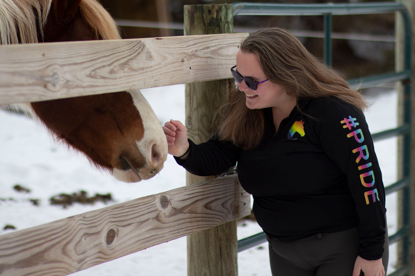 #PRIDE 1/4 Zip Long Sleeve Shirt